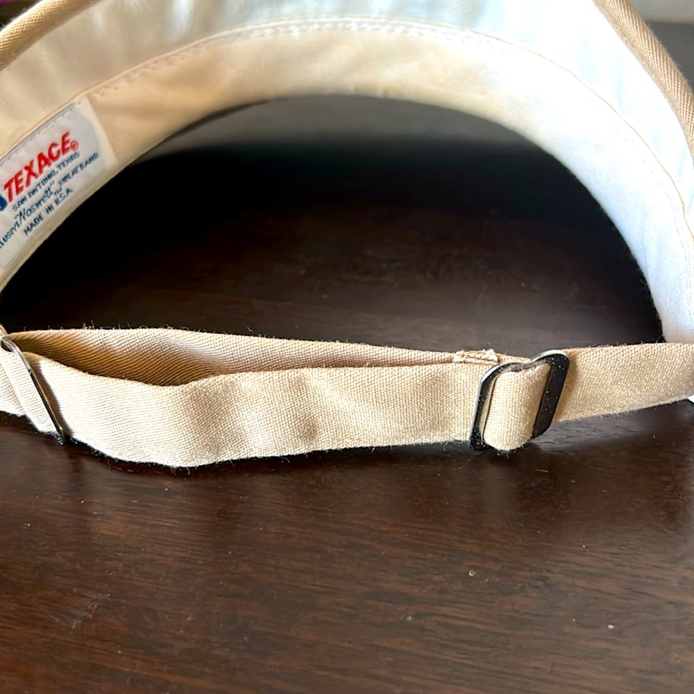 *SOLD*Callaway Classic Canvas Tan Golf Visor Vintage - Picture 9 of 9
